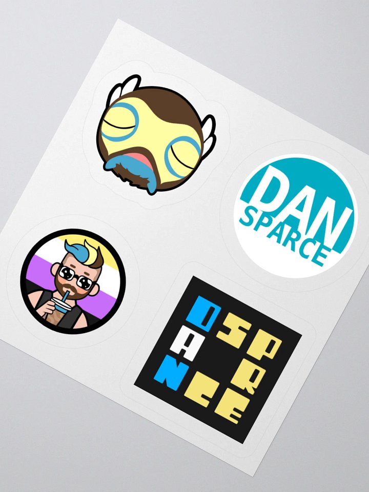 Dansparce Logo Sticker Sheet product image (4)