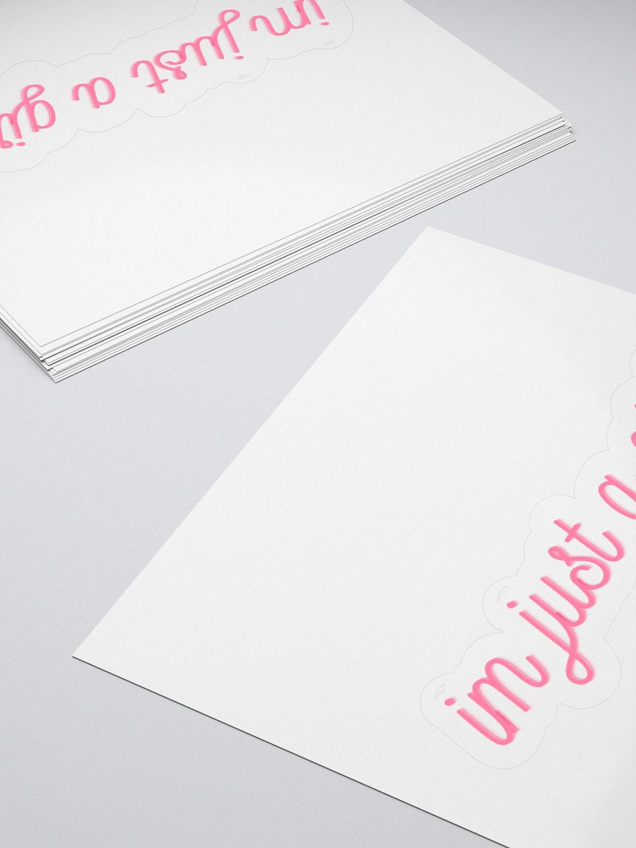 im just a girl - pink product image (4)