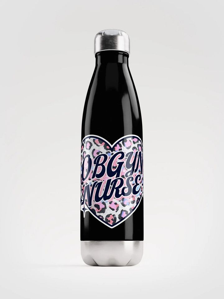 Leopard Love OBGYN Nurse Water Bottle product image (2)