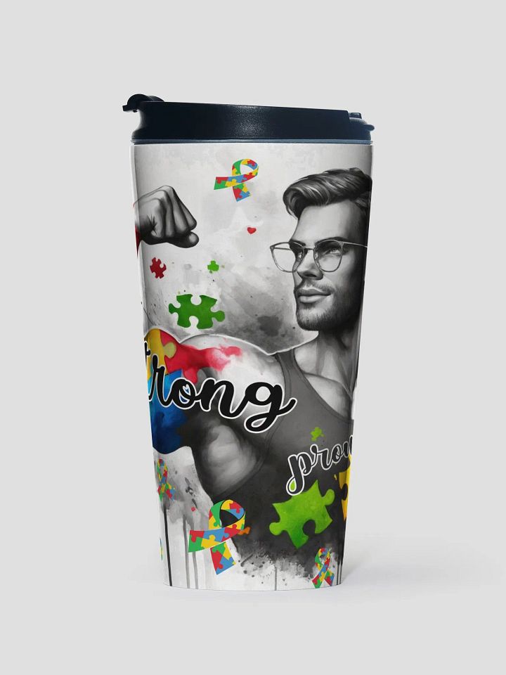 Proud Dad Autism Awareness Travel Mug product image (1)