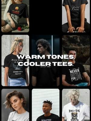 Warm Tones, Cooler Tees. ‎Free Shipping for Order above 150$ ‎https://bkleoclothing.store ‎#Fashionista #MotivationFit #EmpowermentWear #USAStyle #UKStreetwear