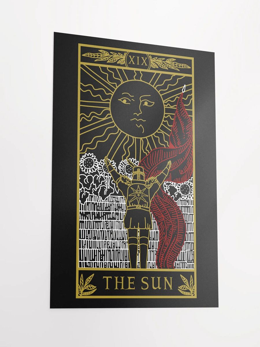 Praise The Sun Tarot Card 12x18 Print product image (2)