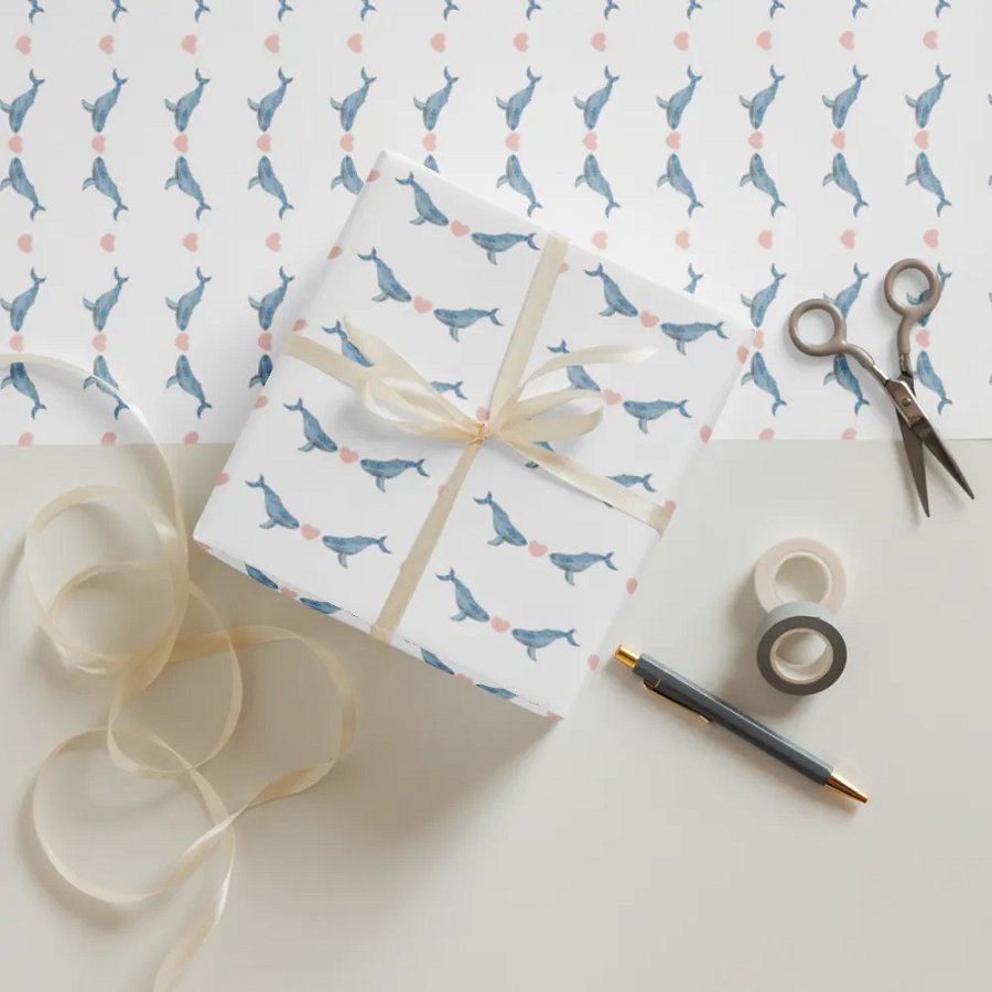 Humpback Whale Wrapping Paper product image (11)