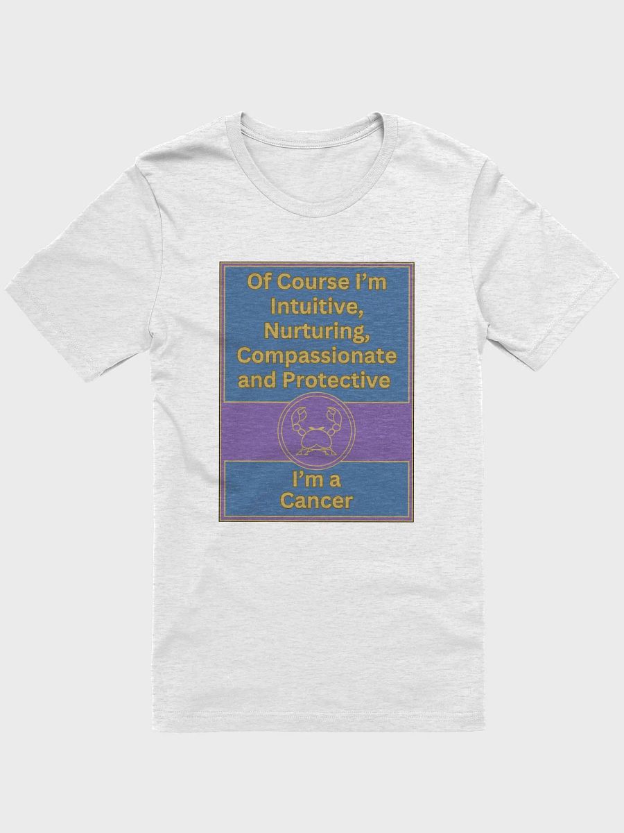 Of Course I’m Cancer Zodiac Sign T-Shirt, Zodiac Sign Vibes T-Shirt, Cancer T-Shirt, Astrological T-shirt product image (3)