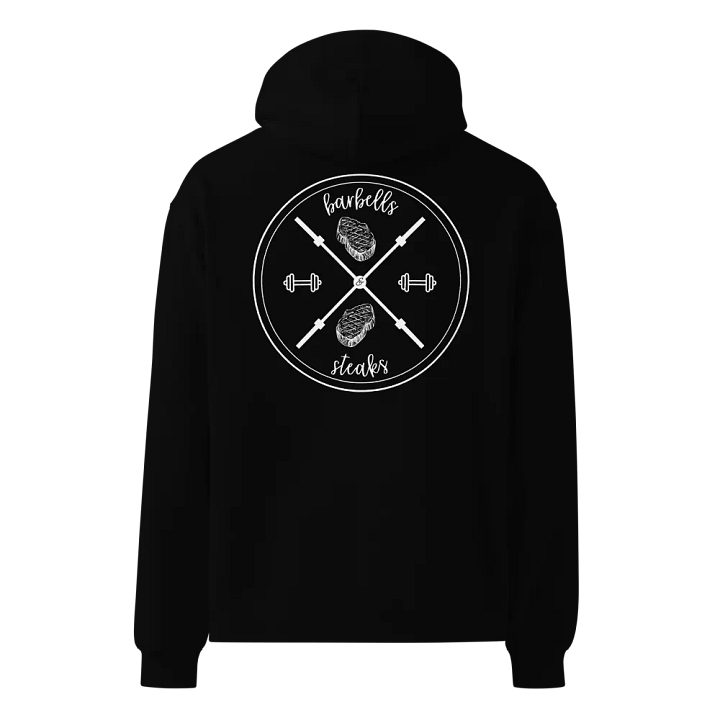 Barbells & Steaks X Emblem Unisex Hoodie product image (1)