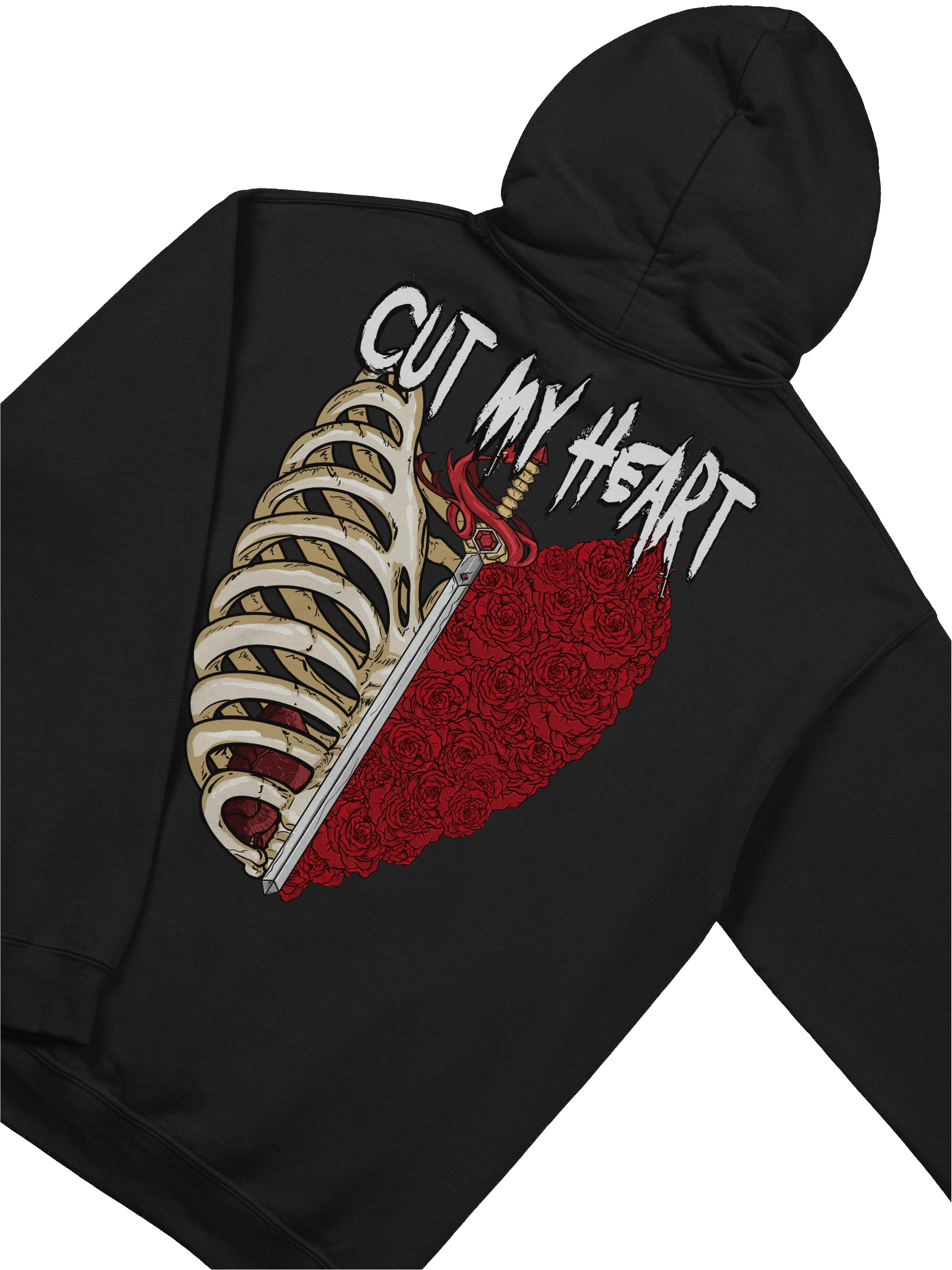 BxB Cut My Heart Hoodie ( Back Logo ) product image (8)
