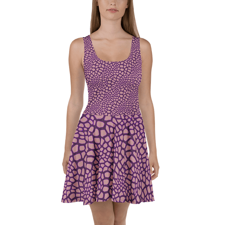 Purple Giraffe Skater Dress product image (2)