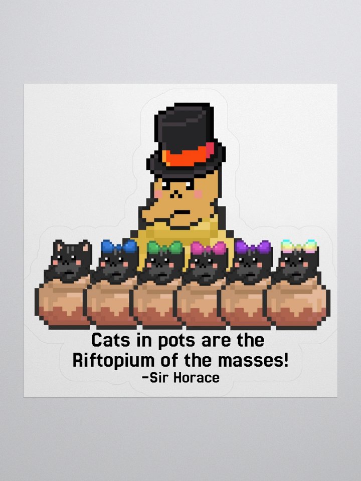 Sir Horace Kiss Cut Sticker product image (2)