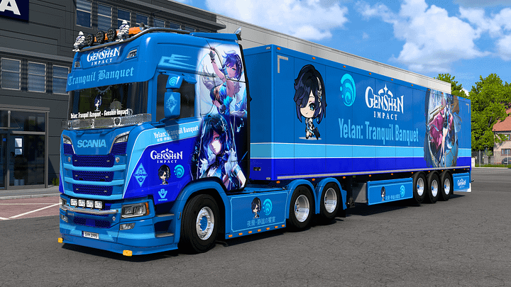 [ETS2] Yelan (Tranquil Banquet) - Genshin Impact [Combo Skin] product image (2)