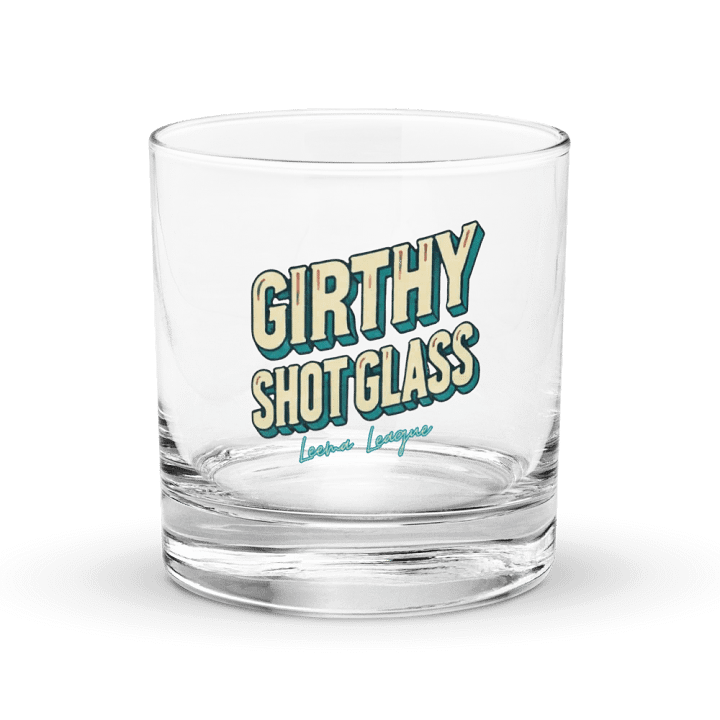 GIRTHY shot glass whiskey glass product image (1)