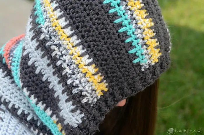 Painted Canyon Cardigan Crochet Pattern product image (5)