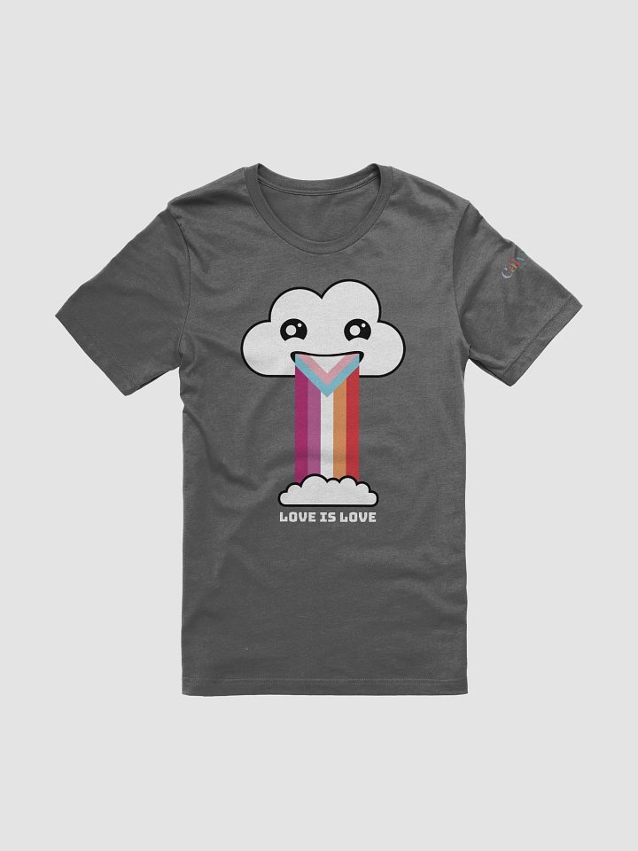 Proud Cloud | Lesbian Trans Love - Dark T-shirt product image (7)