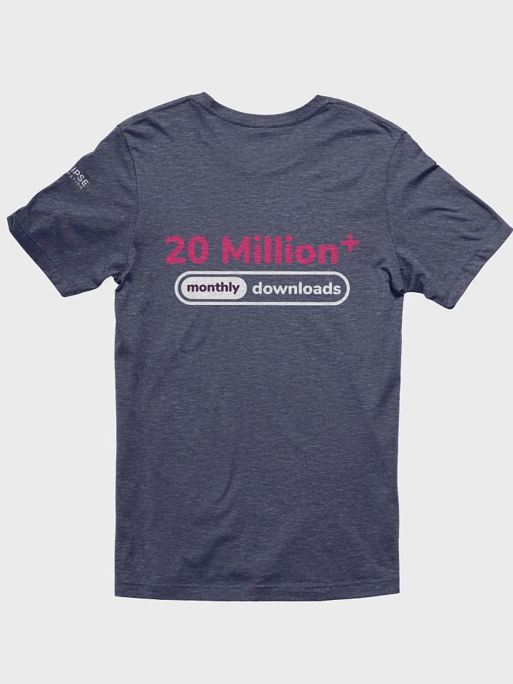 Temurin 20 Million + Monthly Downloads T-shirt - Midnight Navy product image (1)