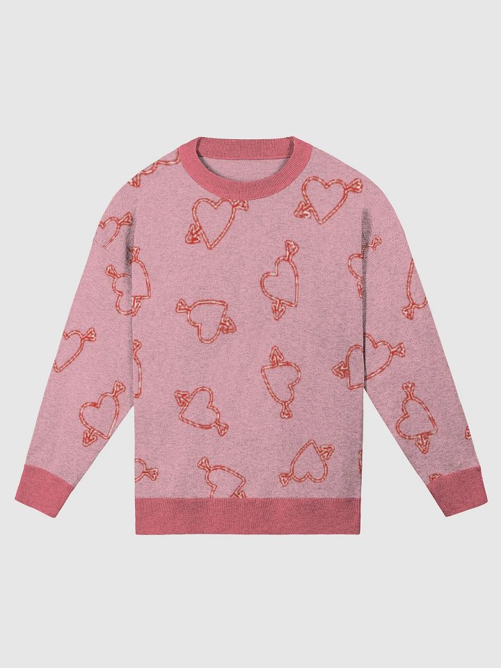 Pink and Red Valentine's Day Sweater for Women product image (1)