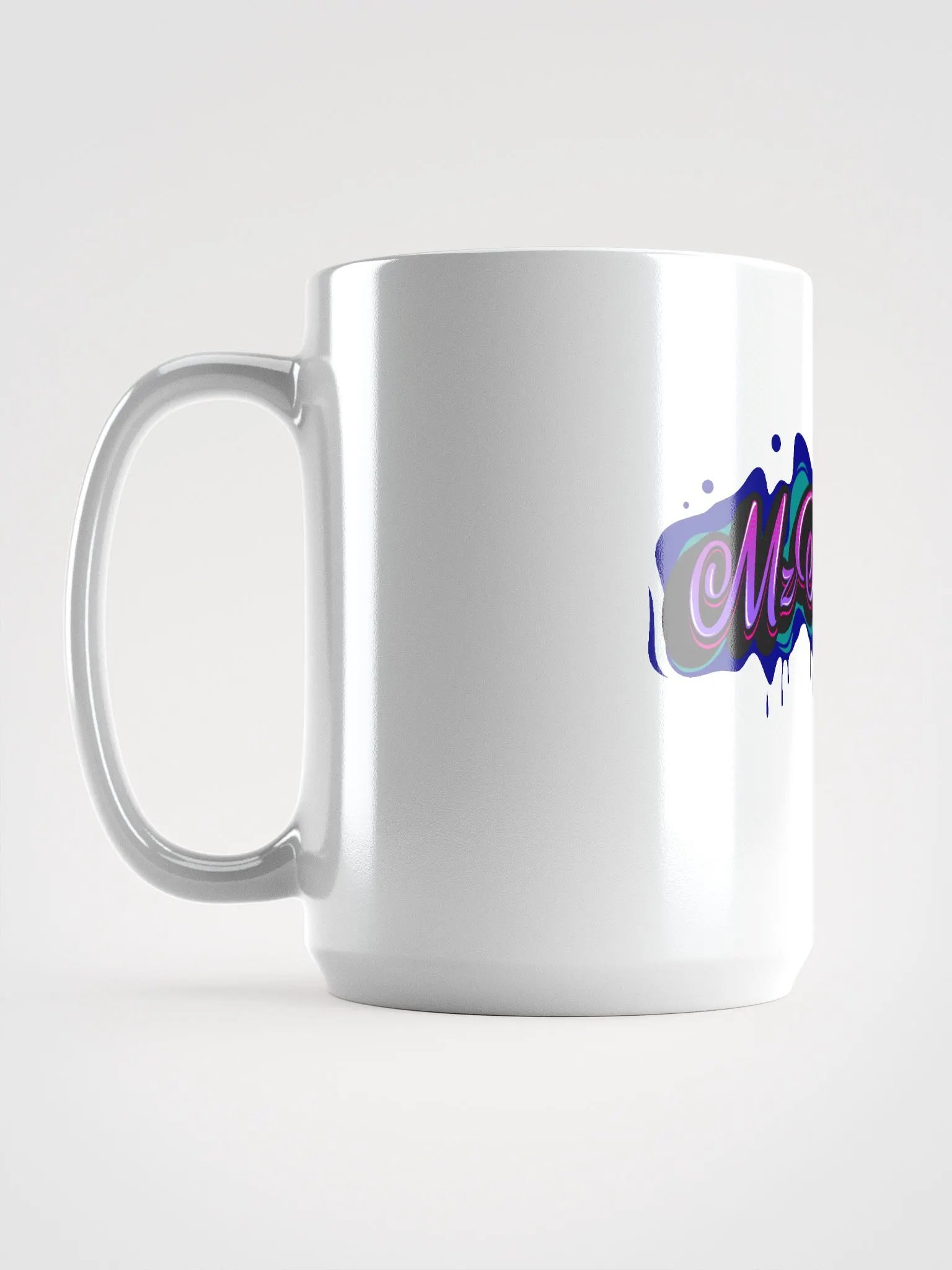 Glowing MzFiness Logo Mug product image (6)