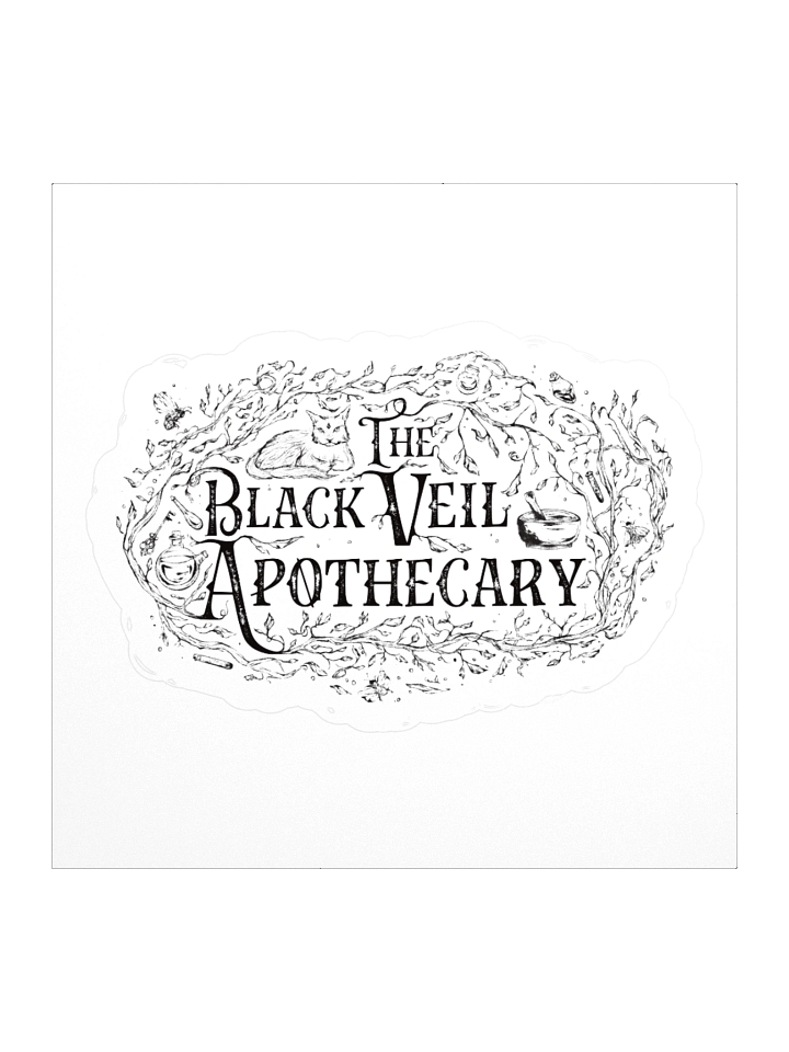 The Black Veil Apothecary Sticker product image (1)