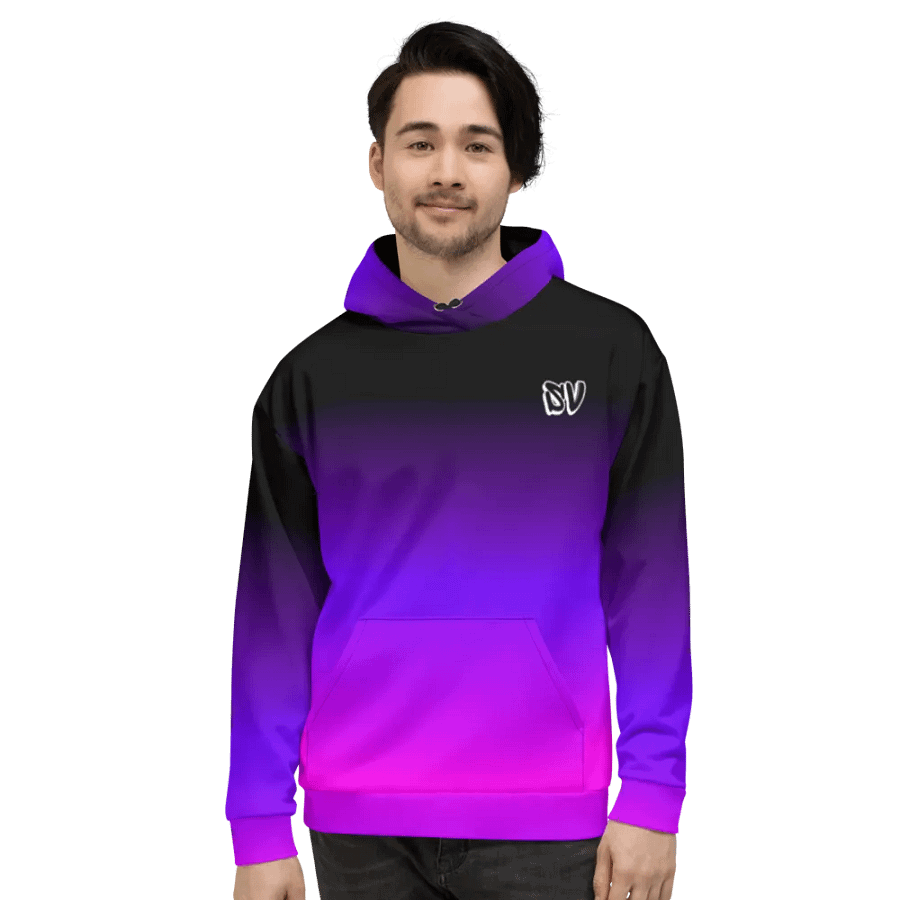 STRAIGHT VIBIN NEON COLOR FADE STYLE OBITO HOODIE product image (2)