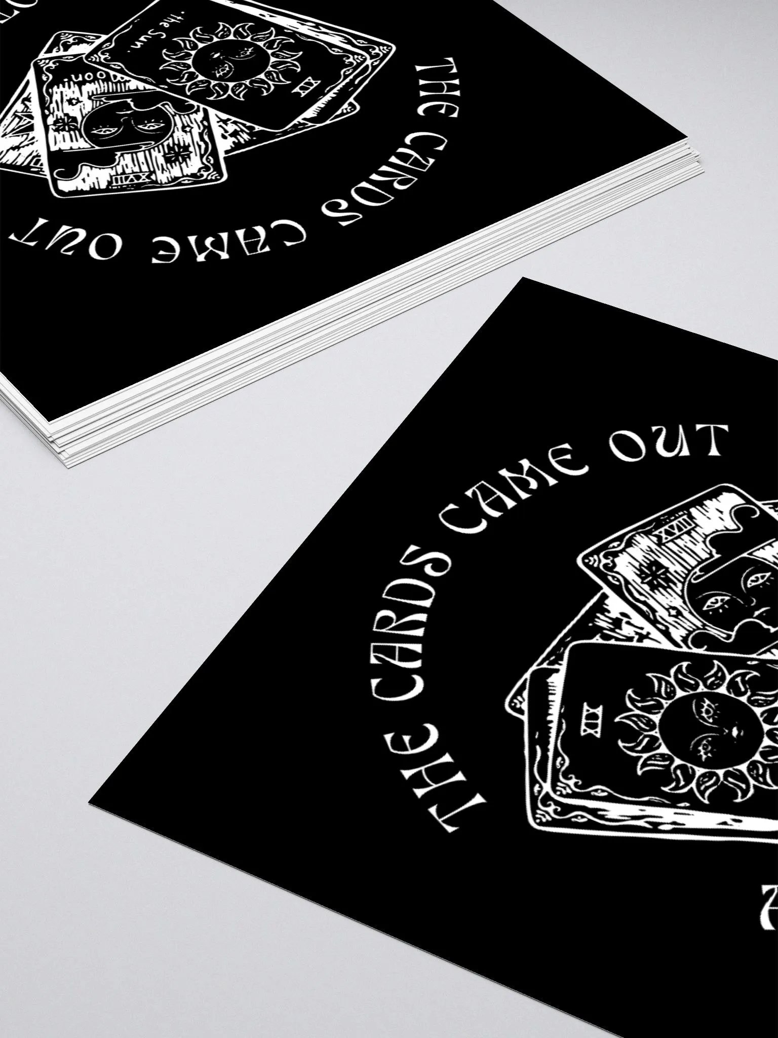 The Cards Came Out Sticker product image (10)