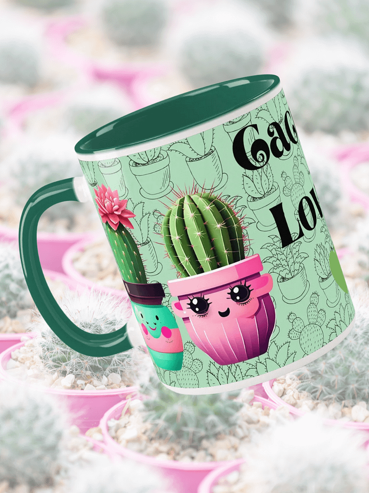Happy Cacti Ceramic Mug product image (12)