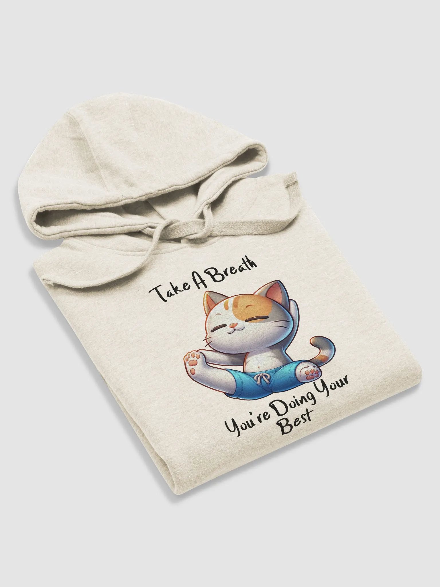 Playful Cat Cartoon Hoodie product image (5)