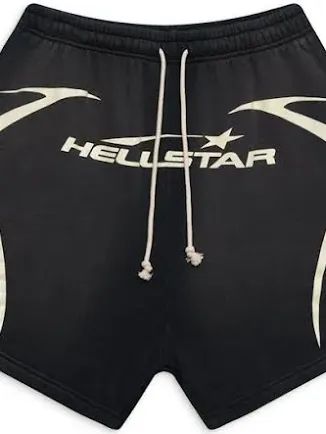 Hellstar Warm Up Shorts Black product image (1)