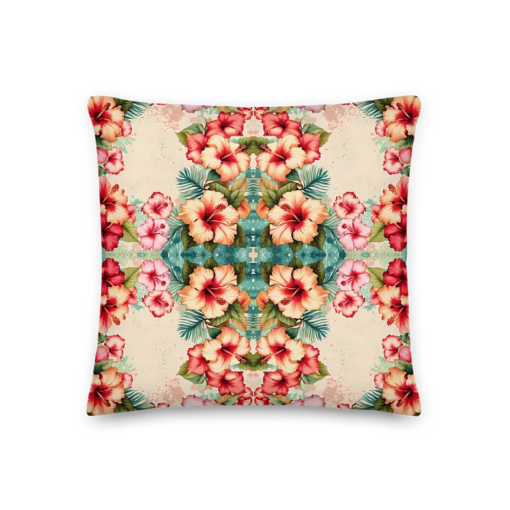 Vintage Tropical Floral Cushion product image (2)