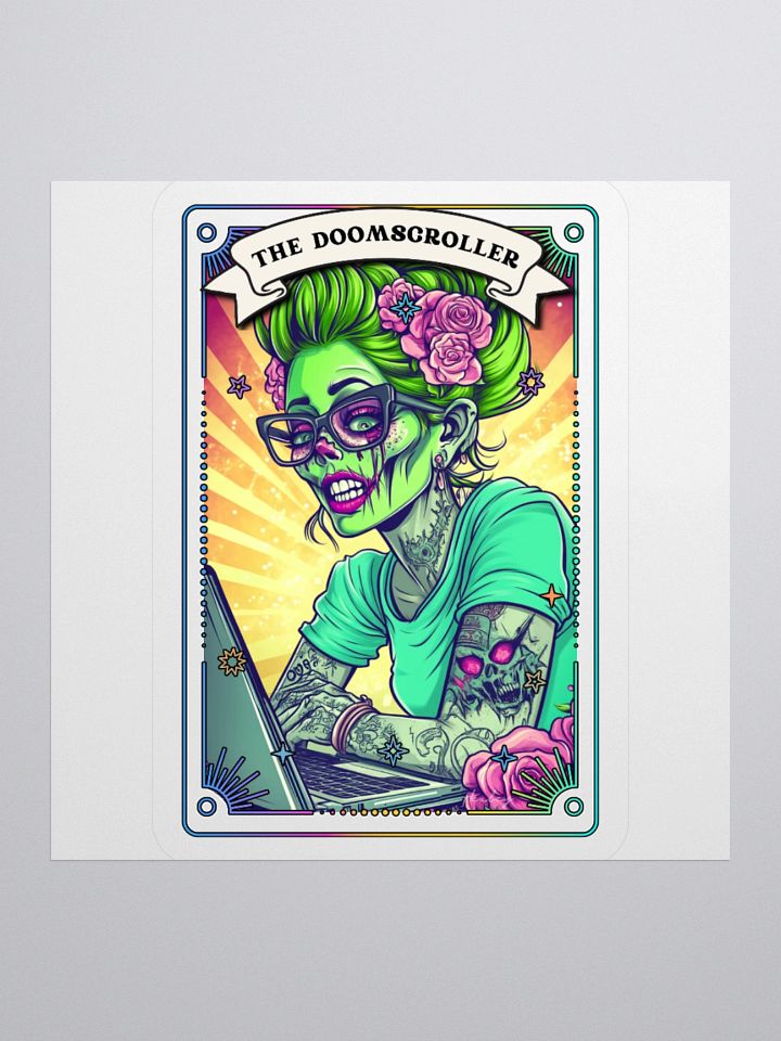 Zombabes: The Doomscroller Sticker product image (1)