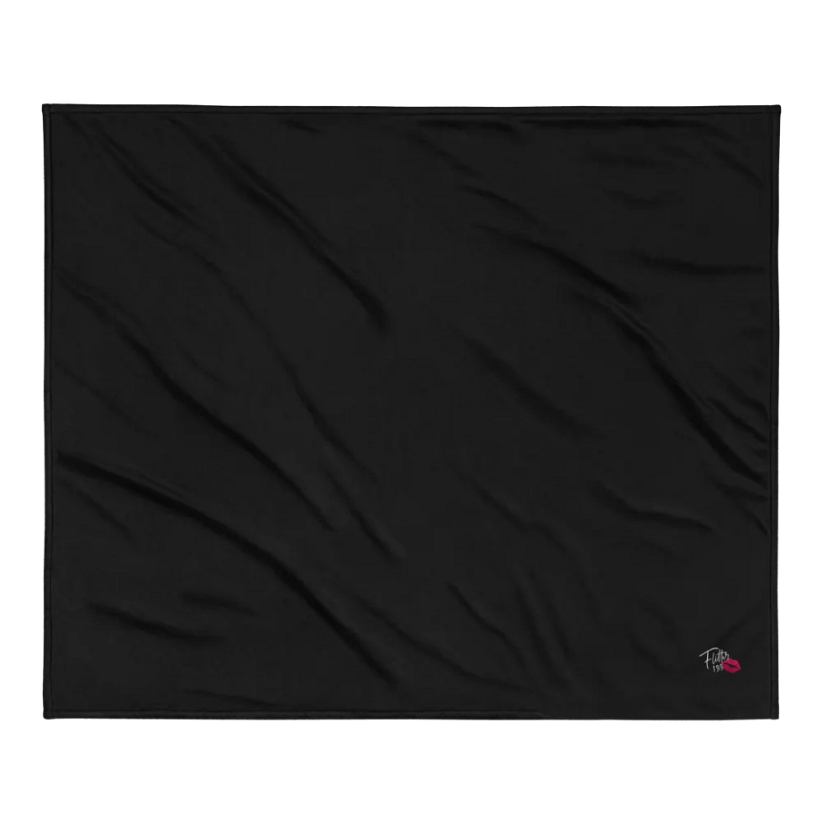Flitter Logo Embroidered Premium Sherpa Blanket product image (2)