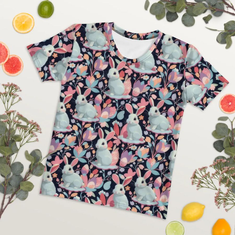 Easter Pattern All Over Print T-shirt product image (7)