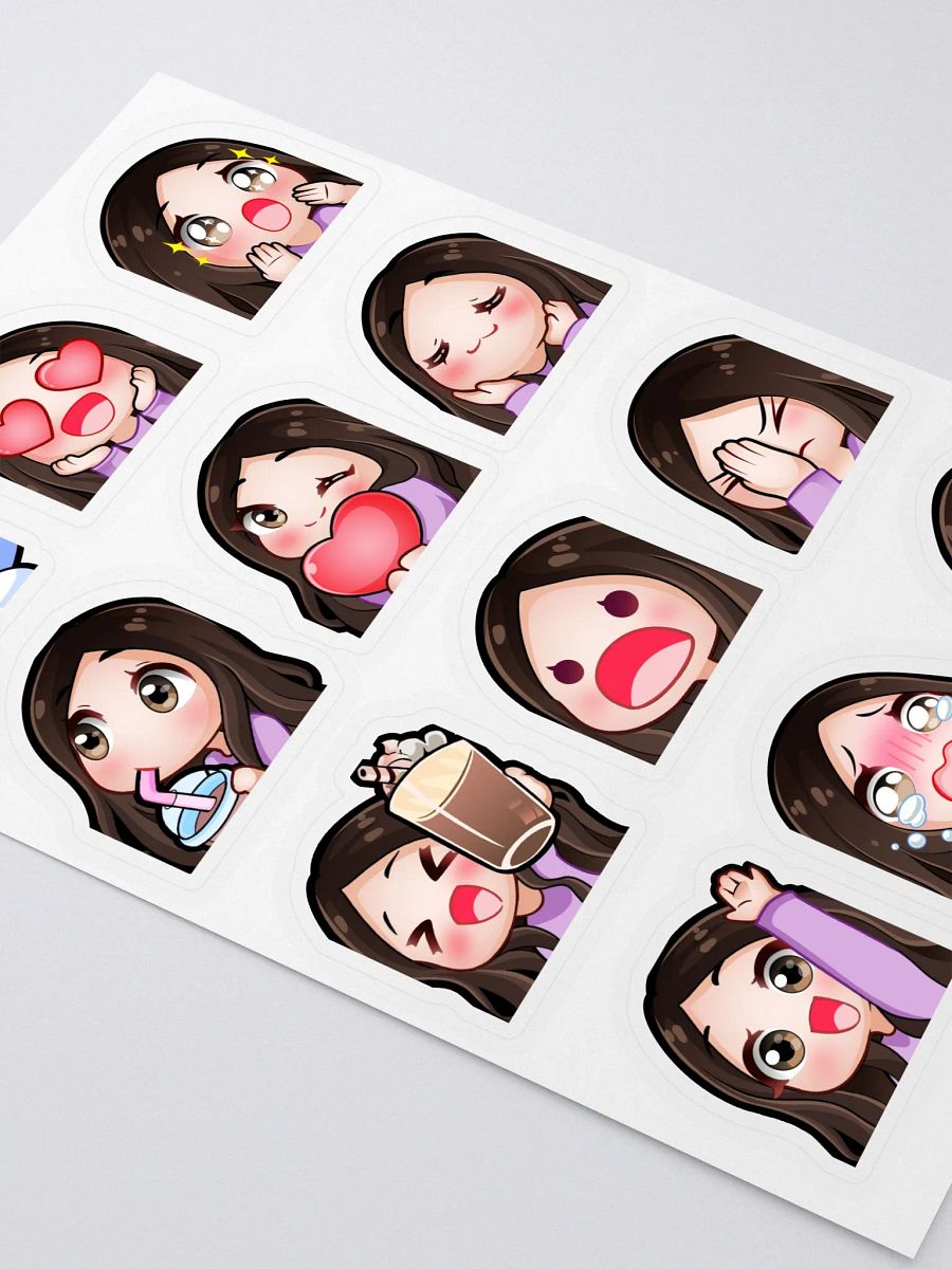Emote Sticker Sheet B product image (3)