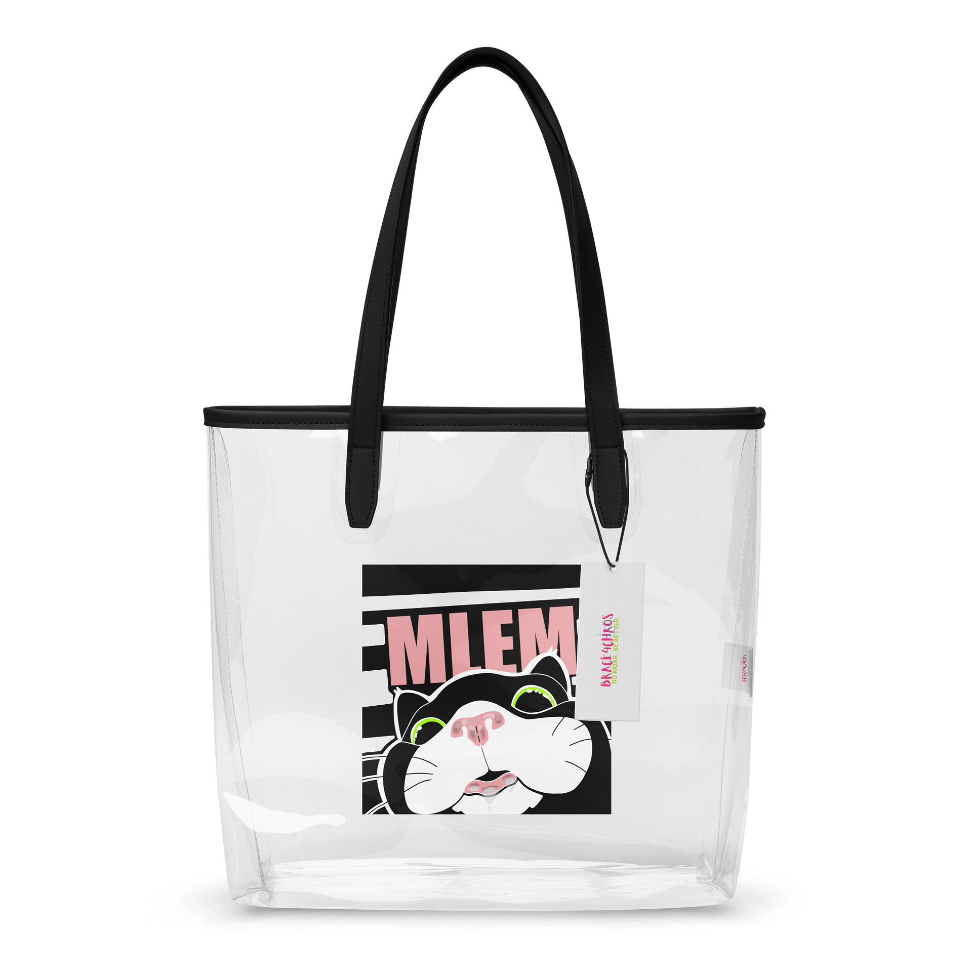 NEW! Mlem Tuxedo See Through Beach Bag! product image (1)