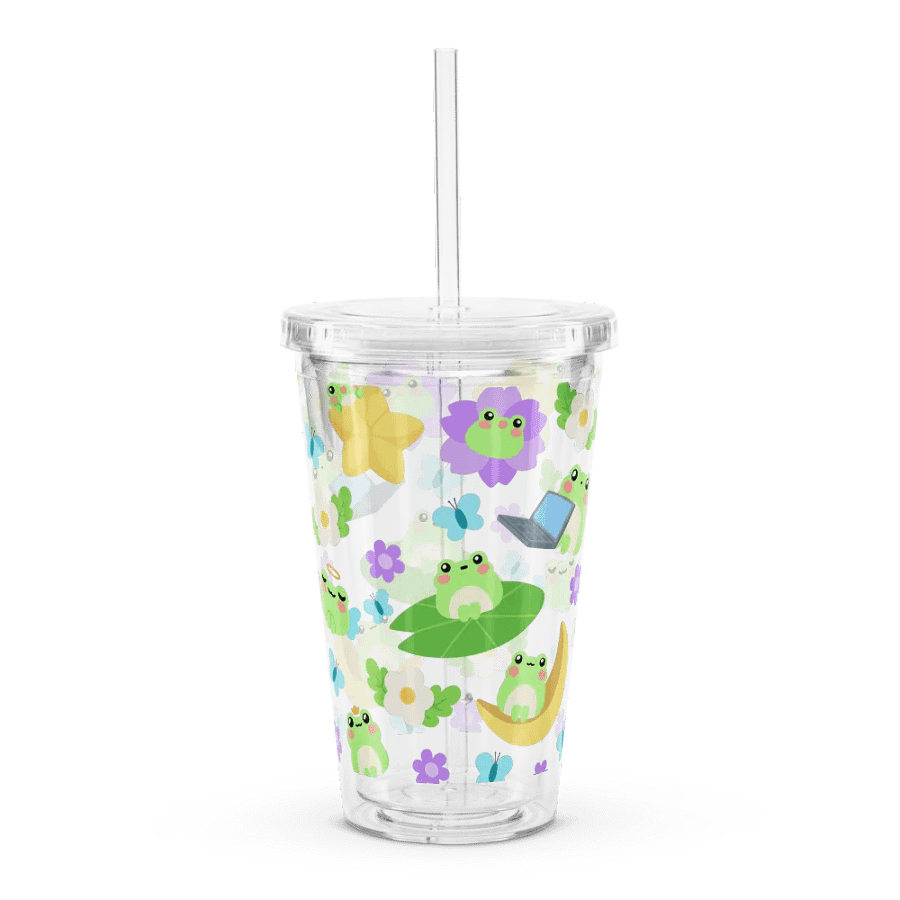 Whimsy Fronk Clear Tumbler product image (4)