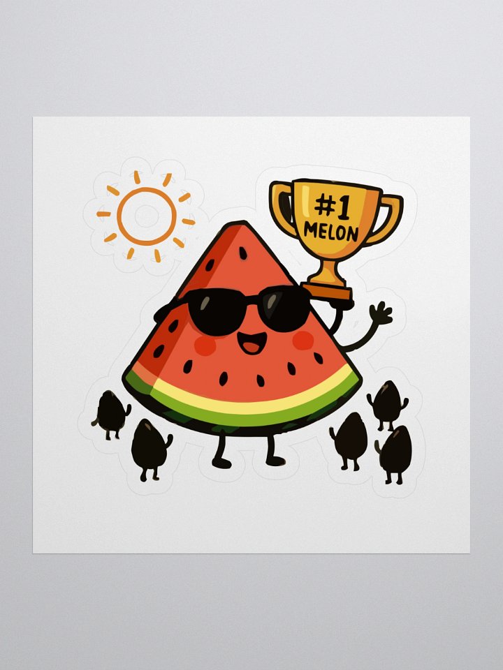 Trophy Melon Kiss Cut Stickers product image (1)
