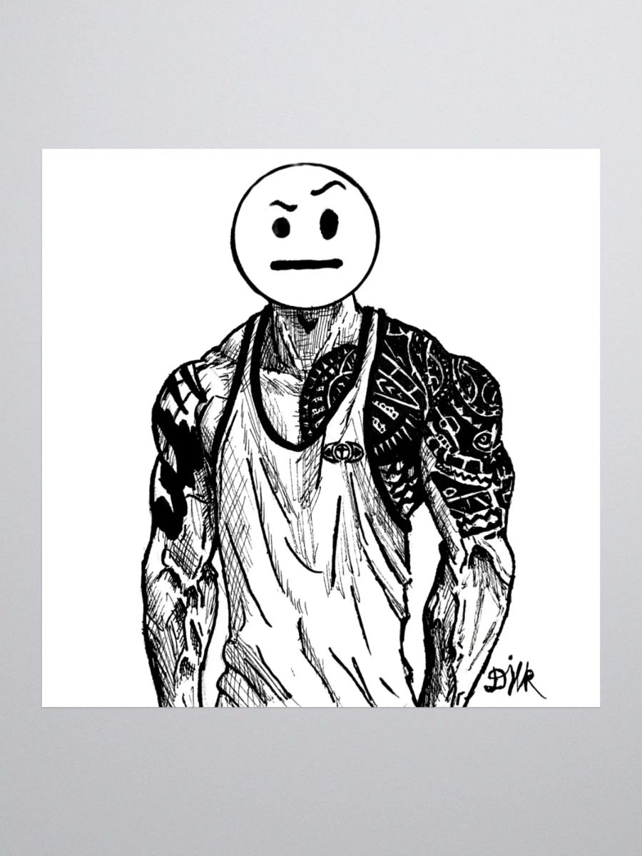 The Rock 🤨 Sticker product image (1)