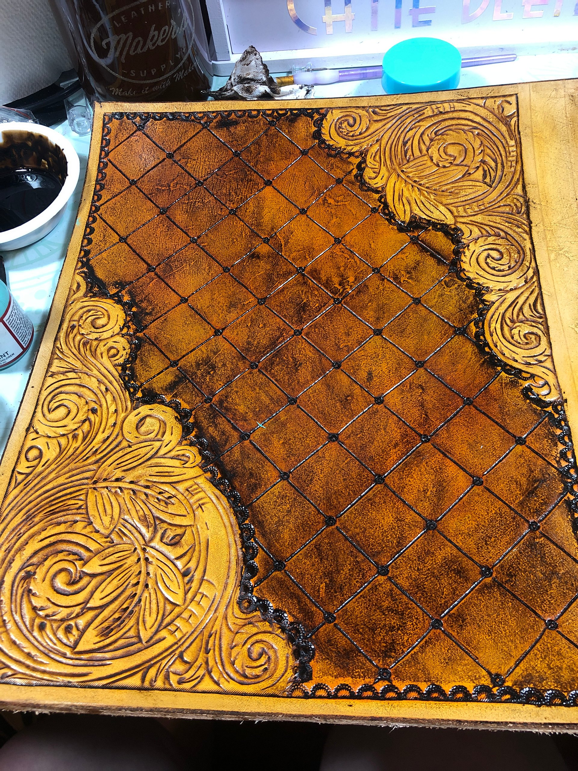 Custom Leather Padfolio product image (4)