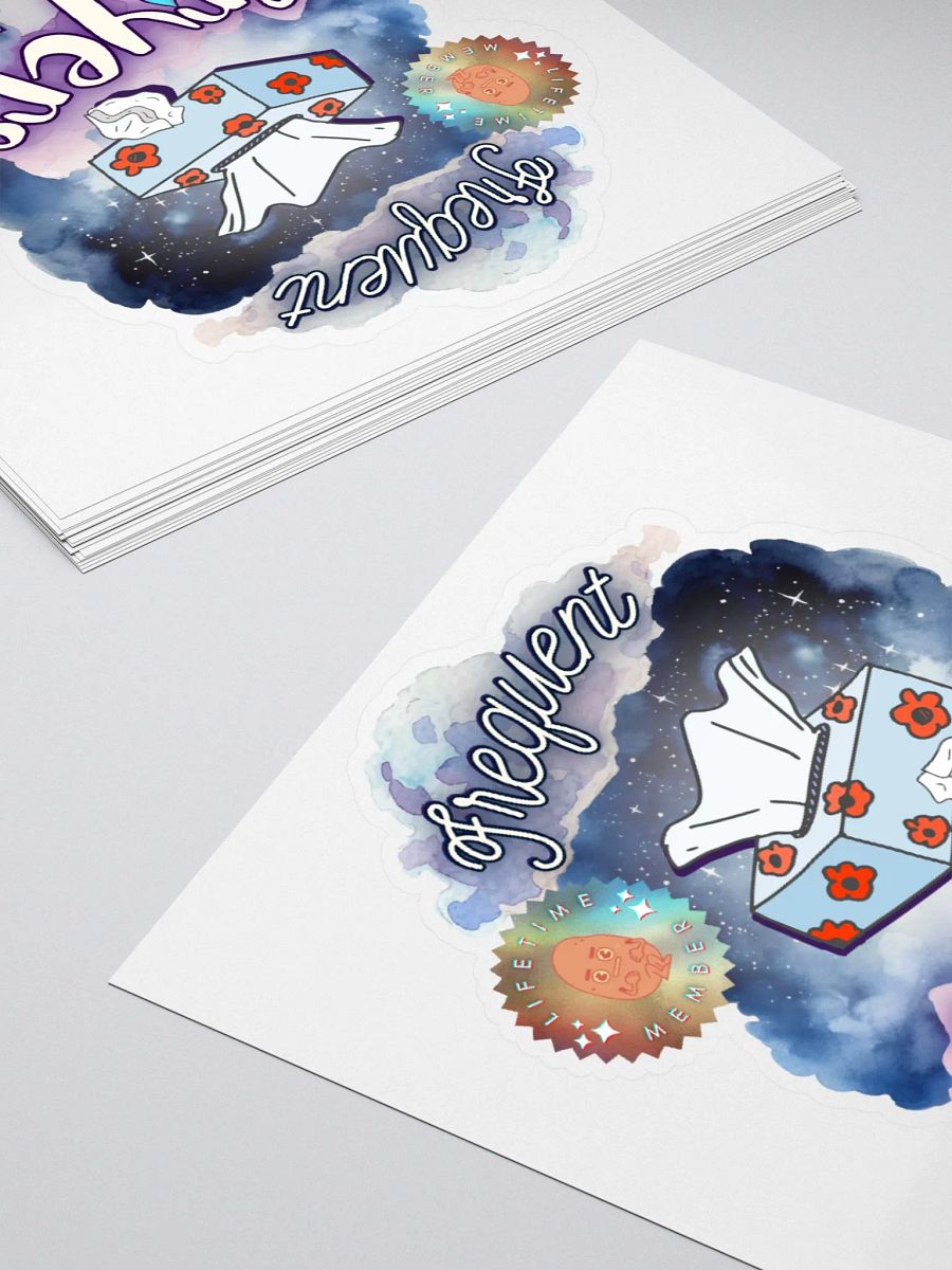 FREQUENT CRYERS CLUB kiss-cut sticker product image (4)