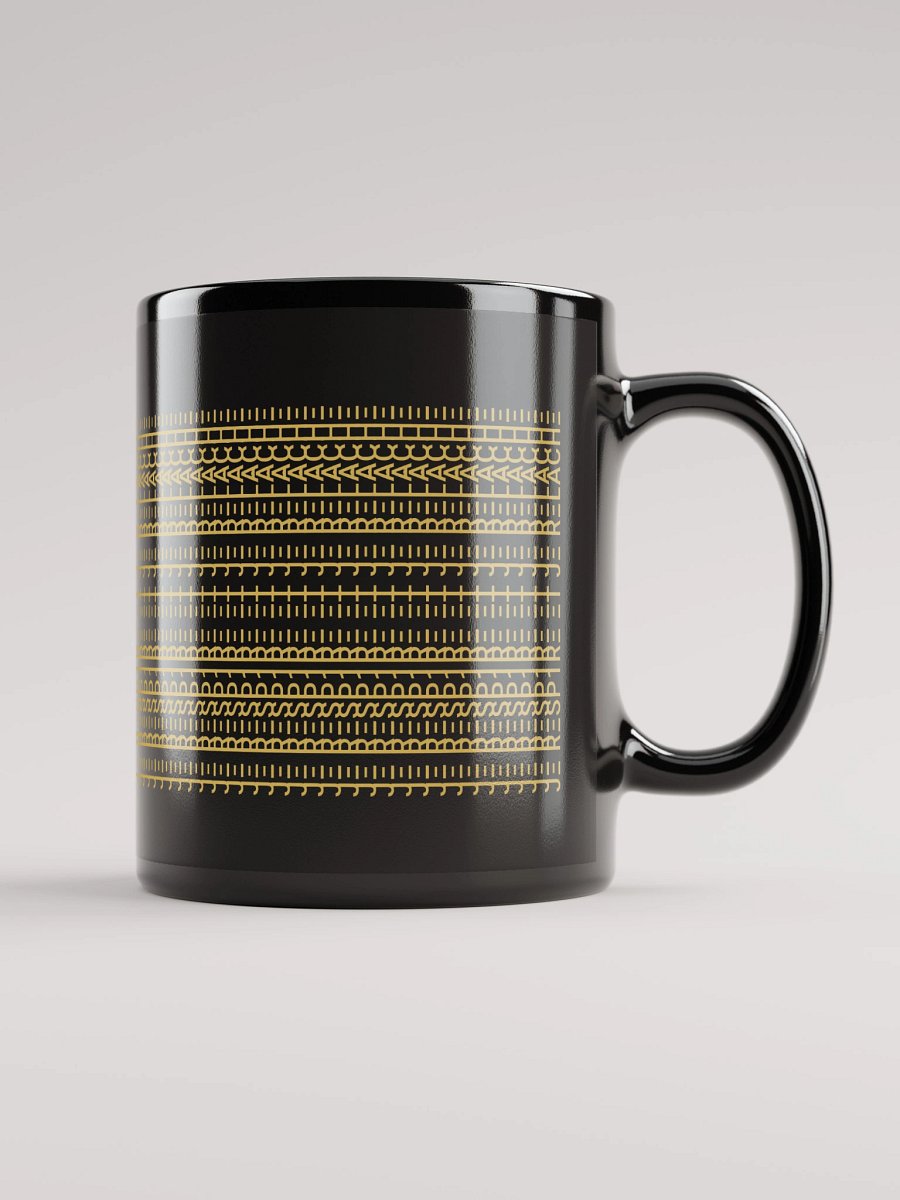 Mug Noir Codé Zen Doré - Je Respire et Je Relache - Cadeau Chic product image (1)