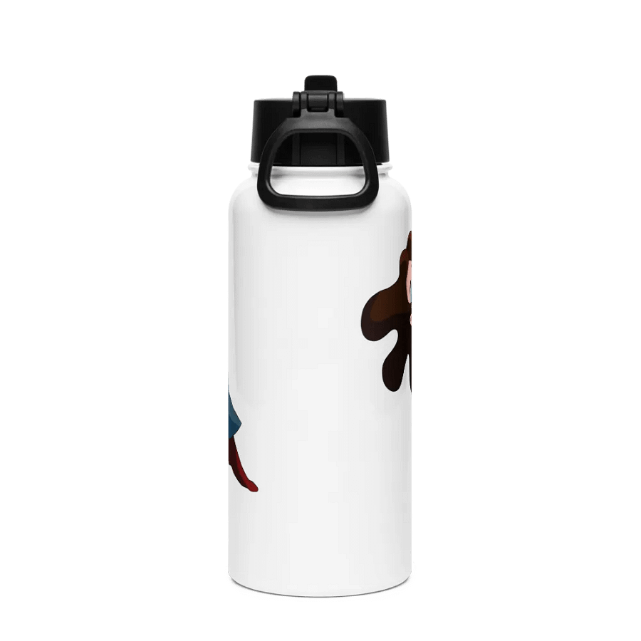 Stainless Steel Water Bottle with a Straw Lid product image (3)