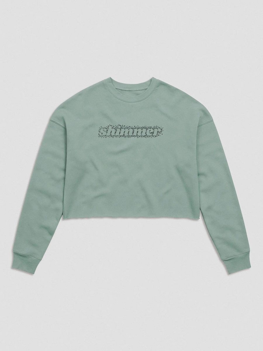 Shimmer (Black) - Cropped Crewneck product image (2)