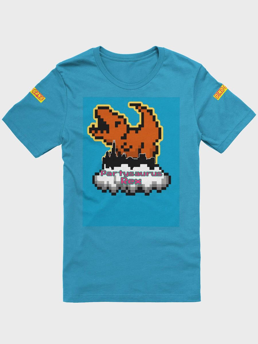 8 Bit Partysaurus Rex Tee Aqua product image (1)