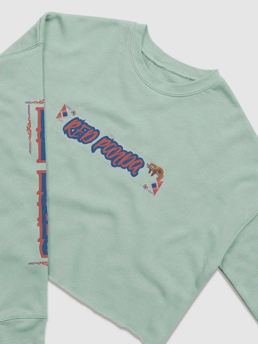 "Zzz" RED PANDA Crop Sweatshirt product image (6)