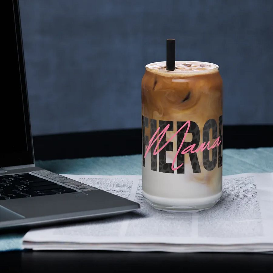 Fierce Mama Can-Shaped Glass product image (3)