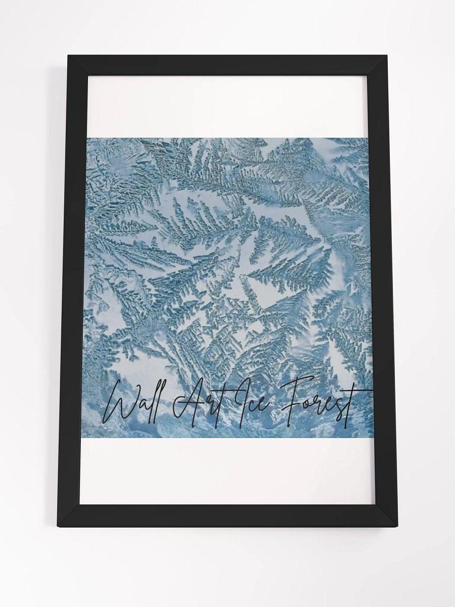 Art Ice Forest Framed High-Quality Matte Poster (in) product image (4)