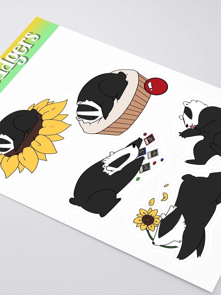 Wee Lil Badgers Stickers product image (2)