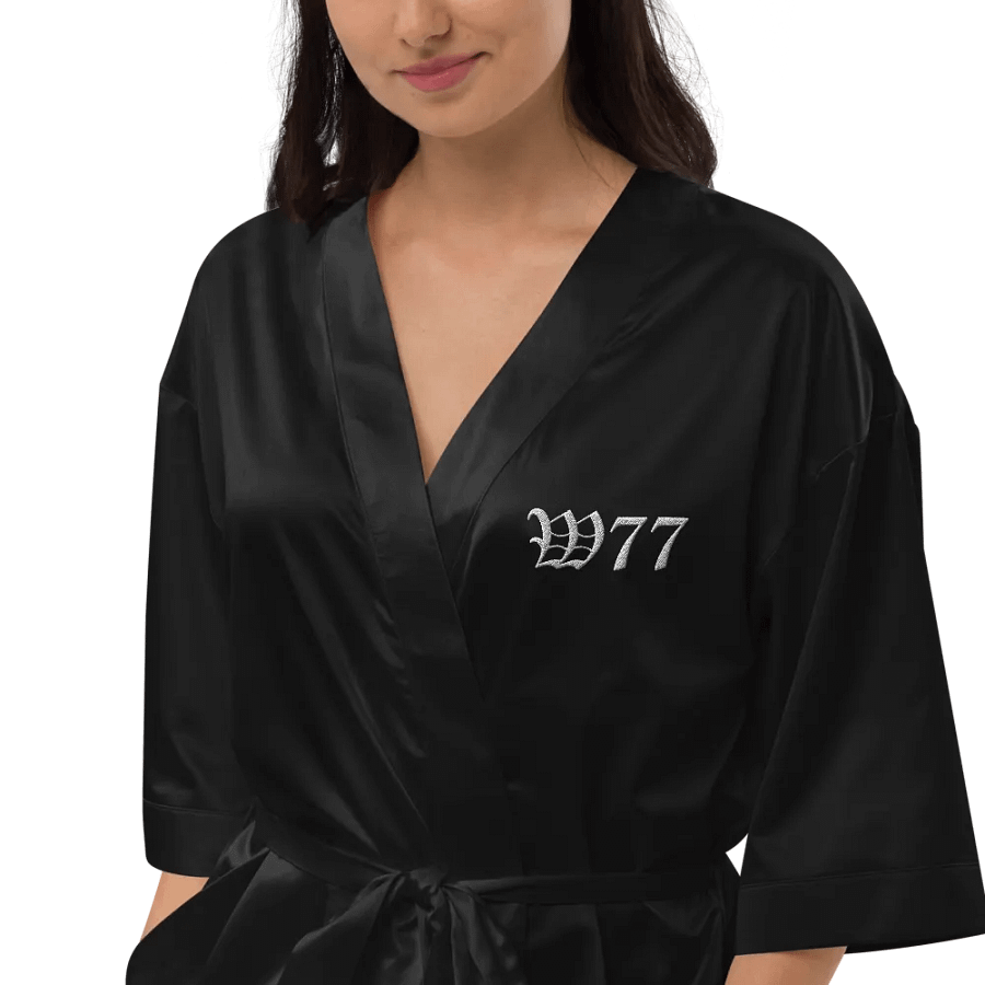 W77 Towel City Satin Robe product image (9)