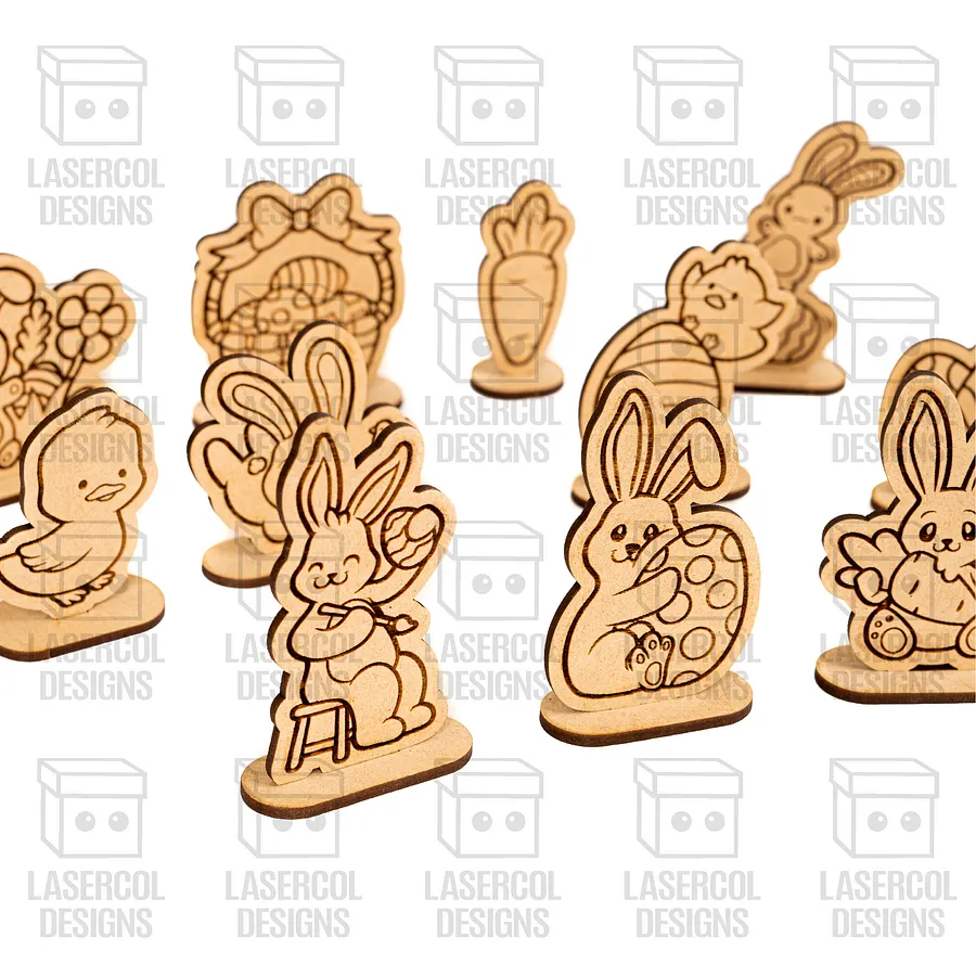 Easter Cutouts With Base Set 1 - Laser Cut Files product image (10)