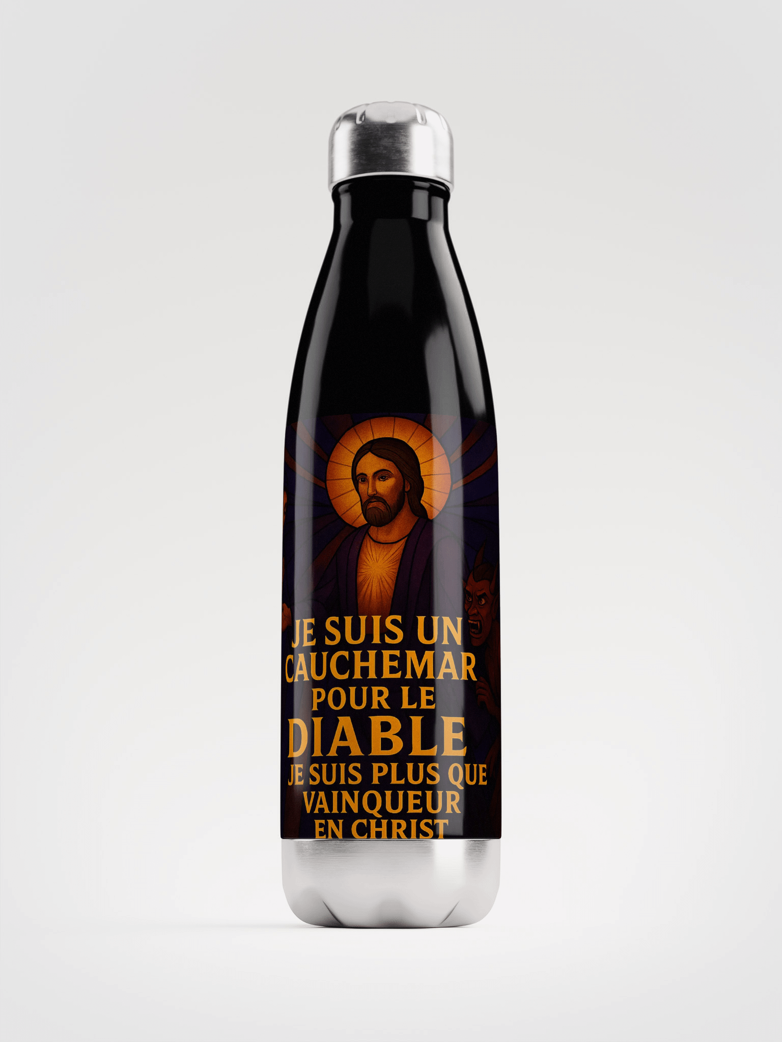 Je suis un cauchemar pour le diable – Bouteille Inox 500 ml product image (1)