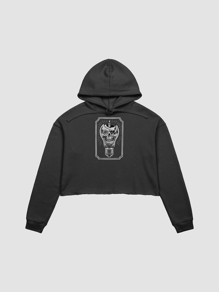 Light Bulb Skull Cropped Hoodie product image (1)