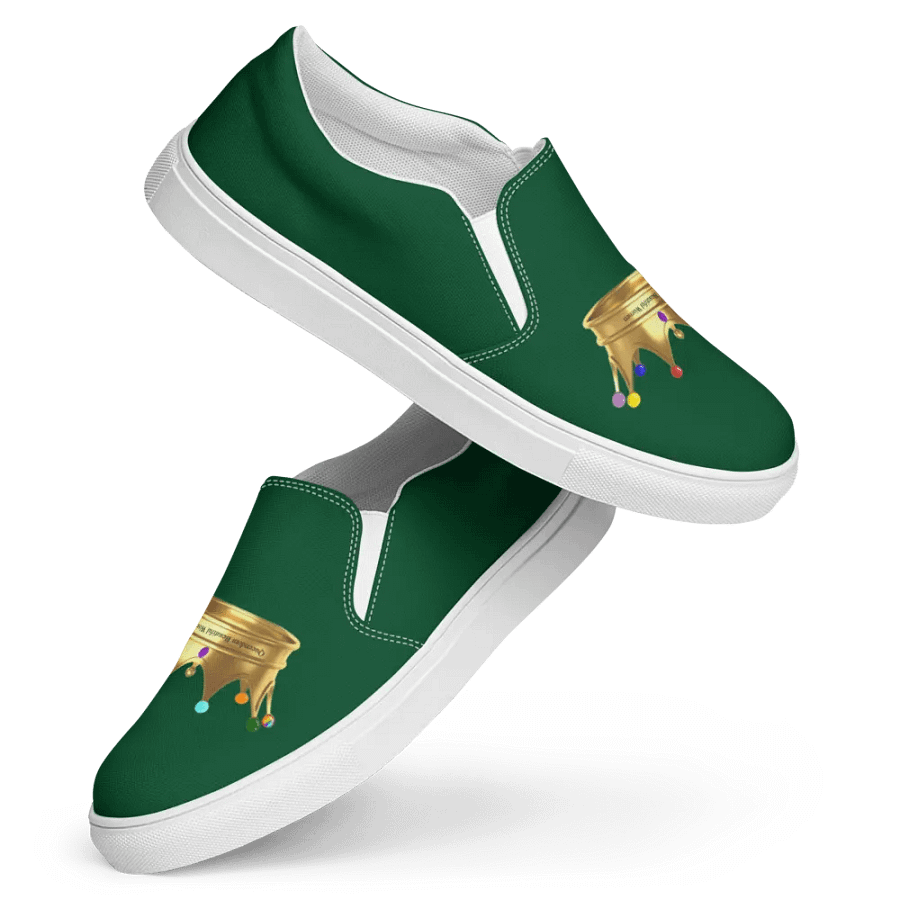 Queendom Beautiful Women Crown Canvas Shoes /Green (TM) product image (4)