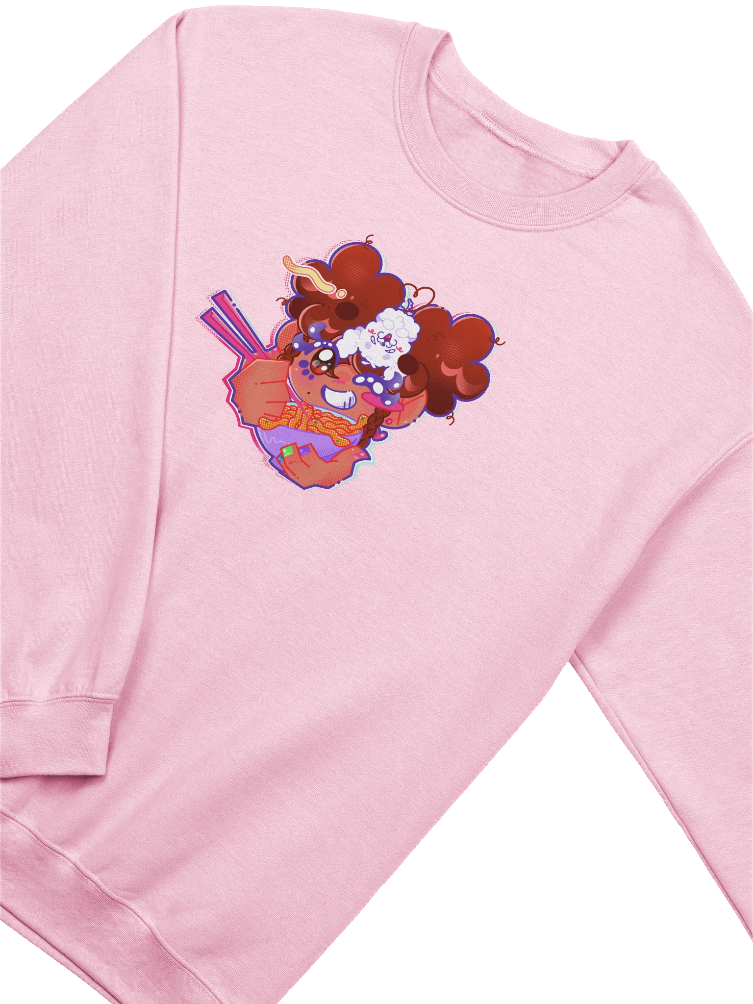 RamenDoodlesCafe Cartoon Unisex Sweatshirt product image (3)